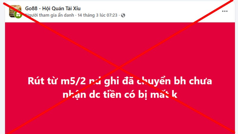 Nhiều bài bóc phốt vô căn cứ hướng vào Go88